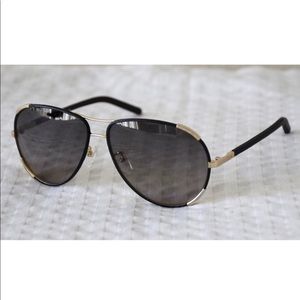 CHLOE CE100SL 752 NERINE BLACK LEATHER SUNGLASSES